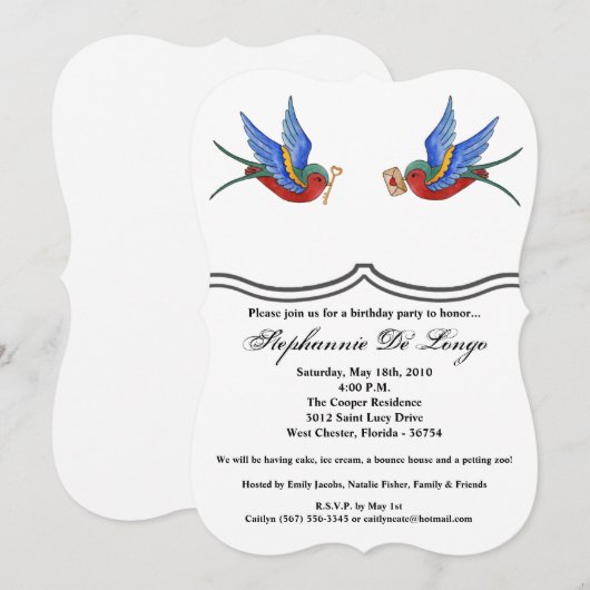 5 dagen per week, uitnodiging voor traditioneel vo (Voorkant / Achterkant)