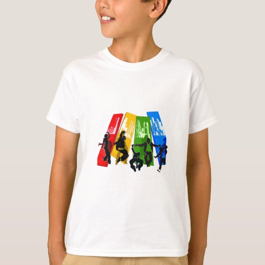 5 danshiphop t-shirt (Voorkant)
