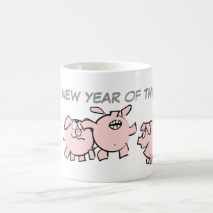 5 de grappige Mok van het Jaar 2019 W van het