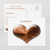 5. De Kaart van het Jubileum van het huwelijk aan (Voorkant / Achterkant)