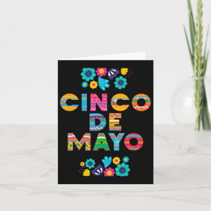 5 De Mayo Cinco De Mayo Hoed Maraca  Kaart