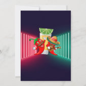 5 de Mayo party Invitation Kaart (Achterkant)