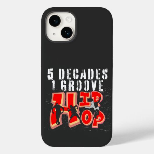 5 decennia, 1 Groove, Hip hop.b Case-Mate iPhone Case (Achterkant)