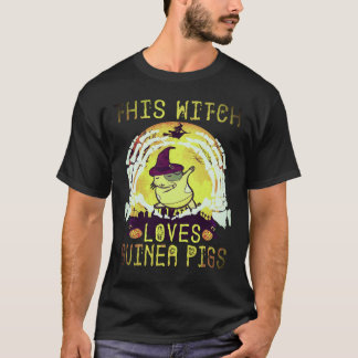 5 Deze Heks Houdt Van Cavia's Halloween T-shirt