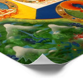 5 Dhyani Buddhas Poster (Hoek)