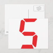 5 digitaal alarmnummer briefkaart (Voorkant / Achterkant)