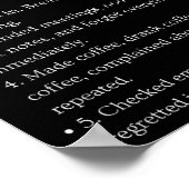 5 dingen die ik vorige week op het werk heb gedaan poster (Hoek)