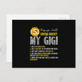 5 dingen die je moet weten over mijn Gigi Sunflowe Uitnodiging Briefkaart (Voorkant / Achterkant)