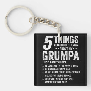5 dingen die je moet weten over mijn Grumpa-cadeau Sleutelhanger