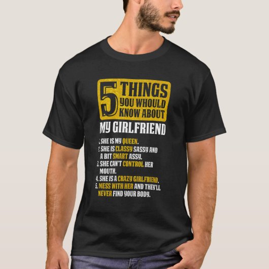 5 dingen over mijn Vriendin Vriendinnen T-shirt (Voorkant)