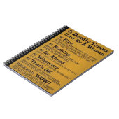 5 dodelijke termen notitieboek (Linkerzijde)