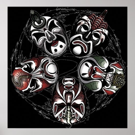 5 Dodelijke Venomen Poster (Voorkant)