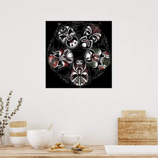 5 Dodelijke Venomen Poster (Keuken)