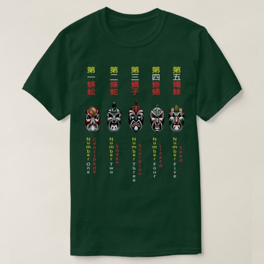 5 Dodelijke Venomen T-shirt (Design voorkant)