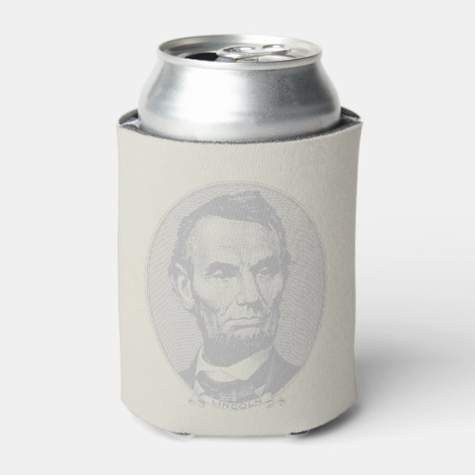 5 dollar voor President Abraham Lincoln Blikjeskoeler (Blikje Voorkant)