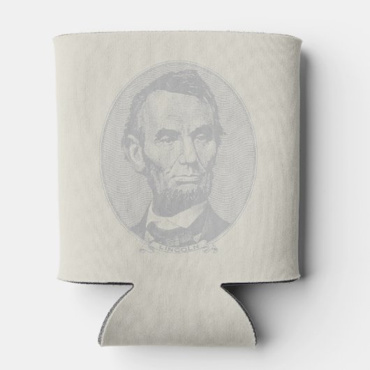 5 dollar voor President Abraham Lincoln Blikjeskoeler (Achterkant)