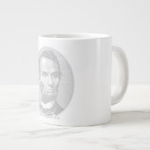 5 dollar voor President Abraham Lincoln Grote Koffiekop (Voorkant rechts)