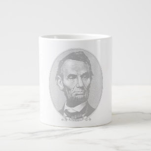 5 dollar voor President Abraham Lincoln Grote Koffiekop