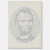 5 dollar voor President Abraham Lincoln Magneet (Voorkant)