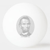 5 dollar voor President Abraham Lincoln Pingpongbal (Voorkant)