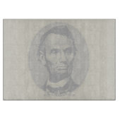 5 dollar voor President Abraham Lincoln Snijplank (Voorkant)