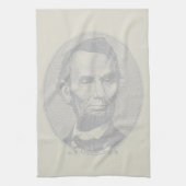 5 dollar voor President Abraham Lincoln Theedoek (Verticaal)