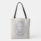 5 dollar voor President Abraham Lincoln Tote Bag (Achterkant)