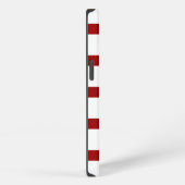 5 doorgesneden rode lijnen iPhone hoesje (Rechterkant)
