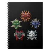 5 Dragons Notitieboek (Voorkant)