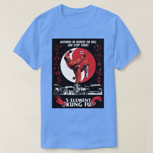 5 Element KUNG FU T-shirt (Design voorkant)