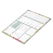 5 en 1 | Menu Planner | Lijst van kruidenierswaren Notitieblok (Schuin)