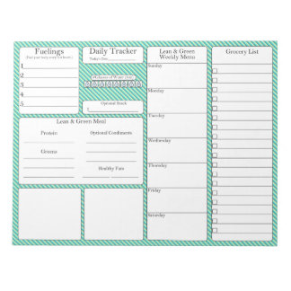 5 en 1 Voedingstracerer | Planner | Lijst van krui Notitieblok