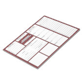 5 en 1 Voedingstracerer | Planner | Lijst van krui Notitieblok (Schuin)