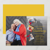 5 foto 50e gouden trouwdag kaart (Voorkant / Achterkant)