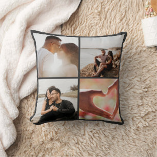 5 Foto Aangepaste Collage Gepersonaliseerd Kussen