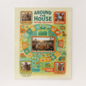 5 Foto | Aangepaste Familie Spel Nachtpuzzel Legpuzzel (Verticaal)