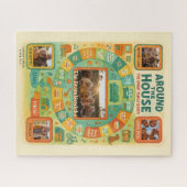 5 Foto | Aangepaste Familie Spel Nachtpuzzel Legpuzzel (Horizontaal)