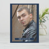 5 Foto Actor Model Pro 5.5x7.5 Sjabloon Kaart (Staand voorkant)