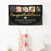 5 Foto Black Gold Graduparty Spandoek (Insitu)