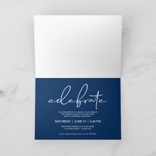 5 Foto Blauw Afstuderen (Binnen)