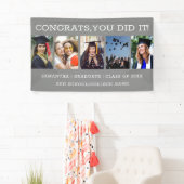 5 Foto Collage Afstuderen 2026 Gefeliciteerd Afges Spandoek (Insitu)