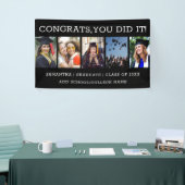 5 Foto Collage Congrats Afstuderen 2023 Afstuderen Spandoek (Beurs)