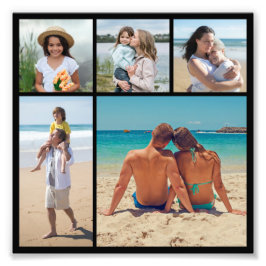 5 Foto Collage Editable Color Photo Enlargement Foto Afdruk