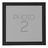 5 Foto-collage met Solid Black Border Kubus (Rechts)