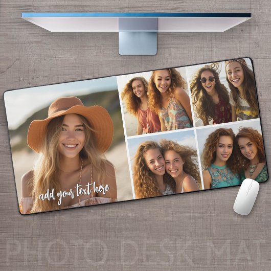 5 Foto Collage - Mod Minimaal met Script Tekst Bureaumat