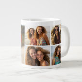 5 Foto Collage - Mod Minimaal met Script Tekst Grote Koffiekop (Voorkant rechts)