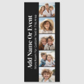 5 Foto Collage - Modern Minimaal Zwart Wit (Voorkant)