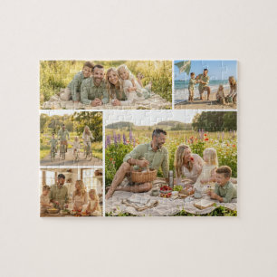 5 Foto Collage Persoonlijke Aangepaste Puzzel