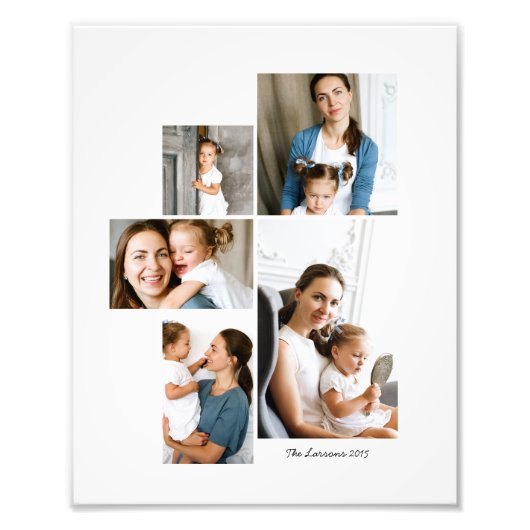 5 Foto Collage Print Afdruk (Voorkant)