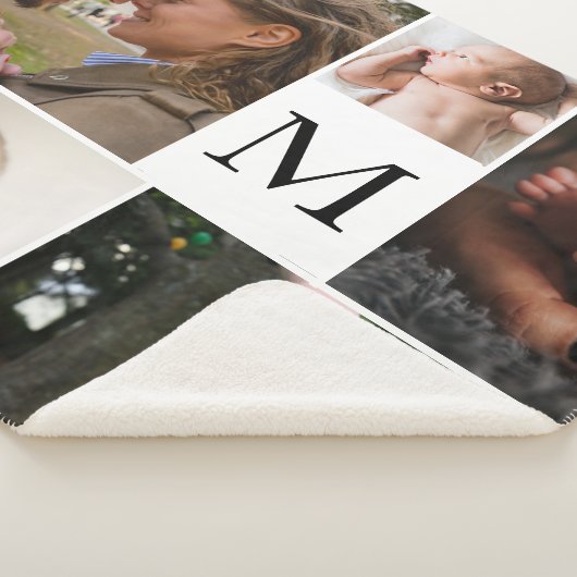 5-foto collage Sherpa deken (3/4)